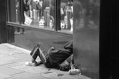 Homeless : Street Life : New York : Personal Photo Projects : Photos : Richard Moore : Photographer